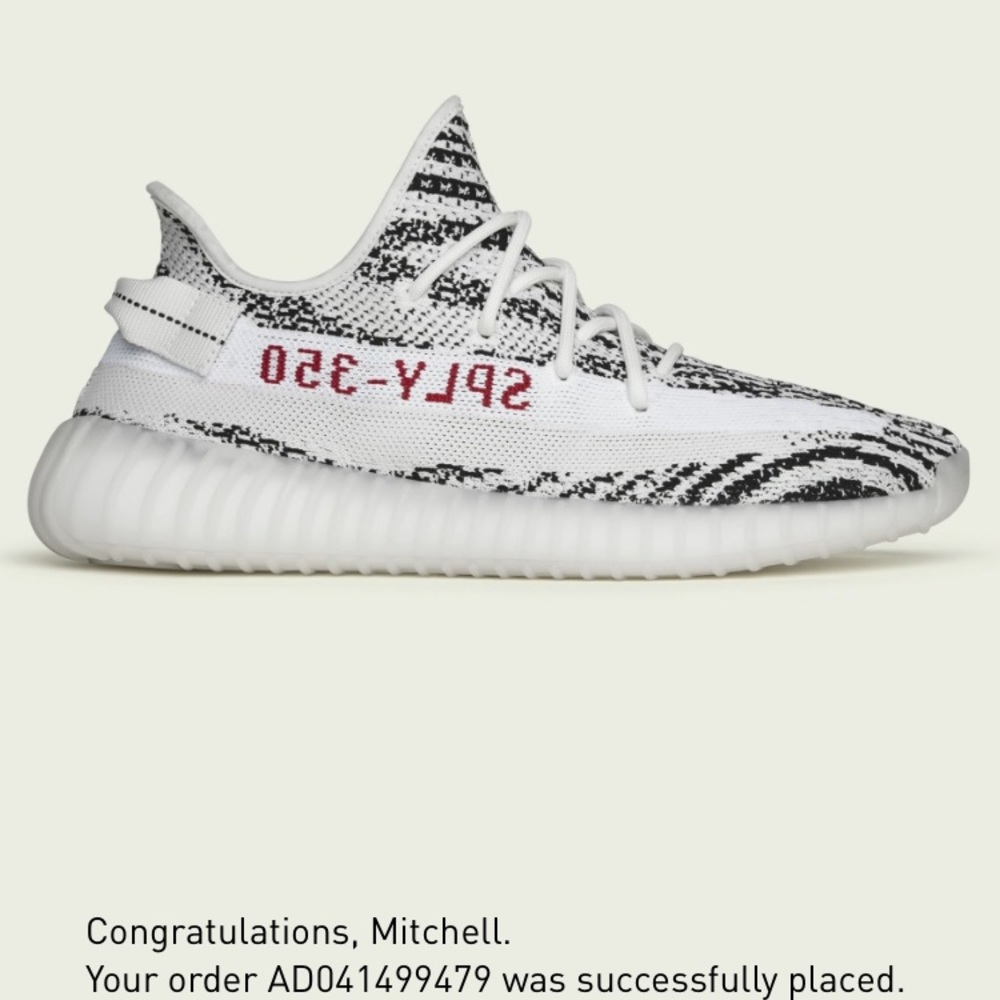 Yeezy 350 v2 Zebra